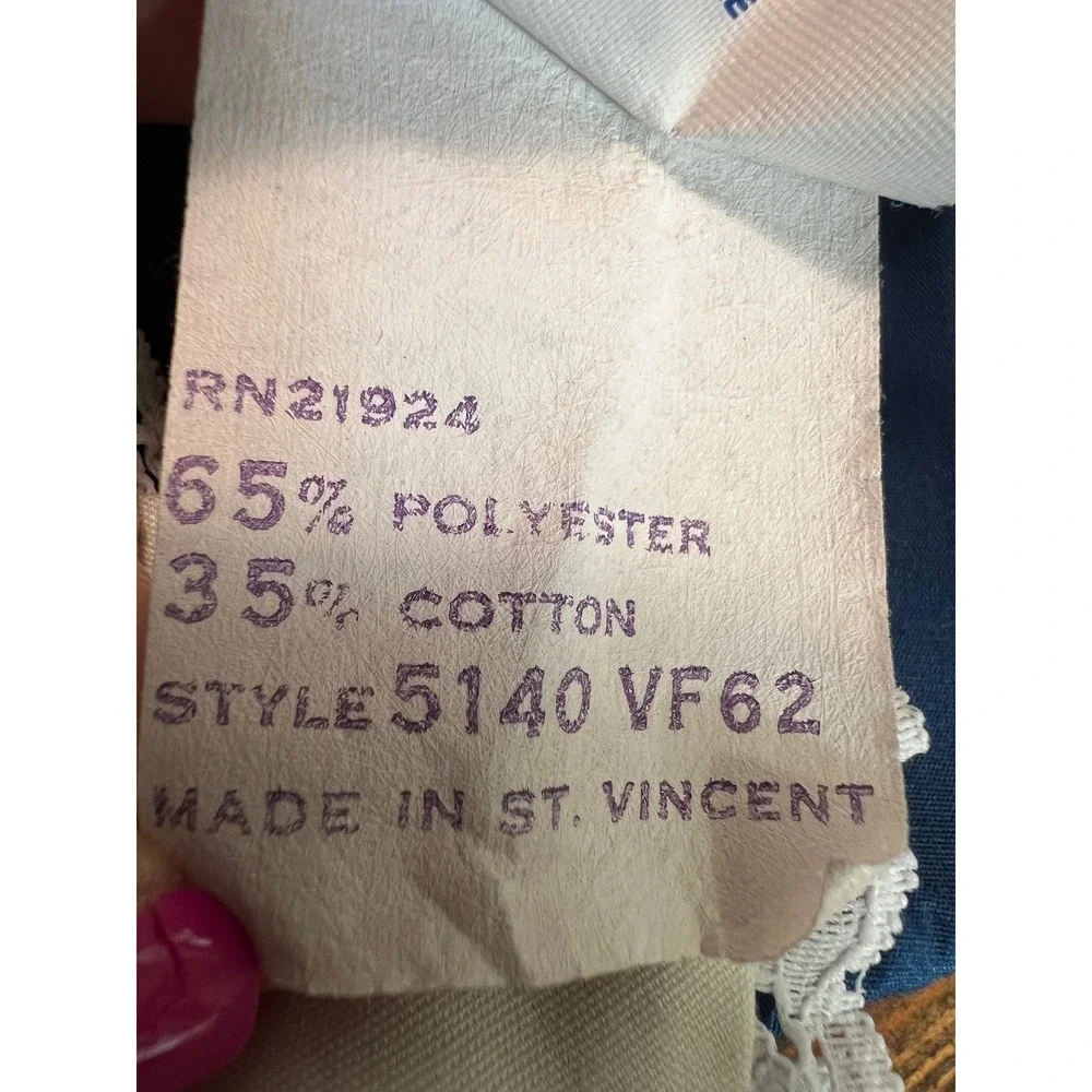 Polly Flinders Vintage‎ Girls Blue Hand Smocked Lace Dress Size 6 5140 VF62